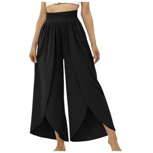 NWT Halara black Flowy Wide Leg Yoga Pants